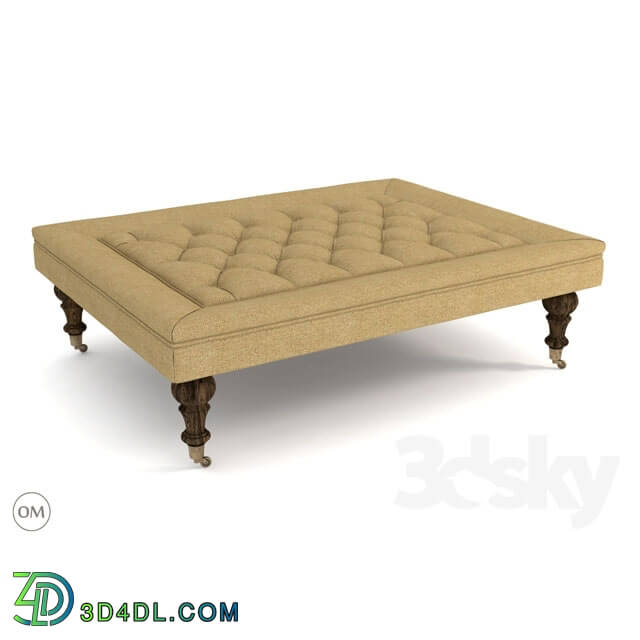 Other soft seating - Brugge tufted ottoman 7801-0001 _H_