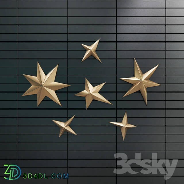 Other decorative objects - STARS decor and LINE tile - 06