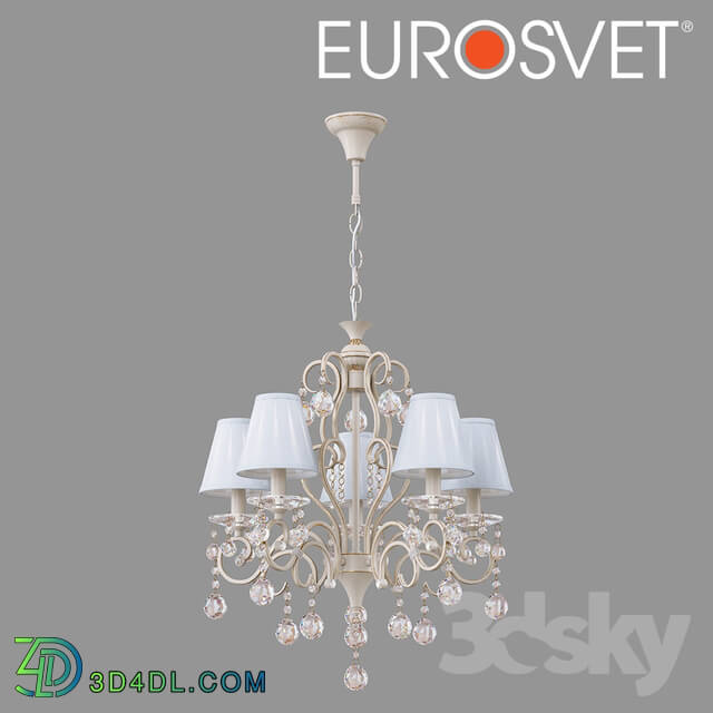 Ceiling light - OM Chandelier with crystal Eurosvet 12075_5 Ivin