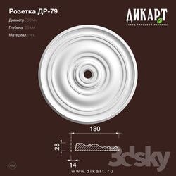 Decorative plaster - www.dikart.ru Dr-79 D360x28mm 14.6.2019 