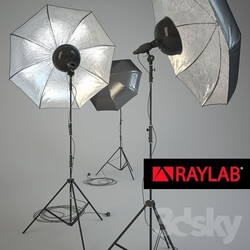 Technical lighting - RAYLAB Umbrella silver 