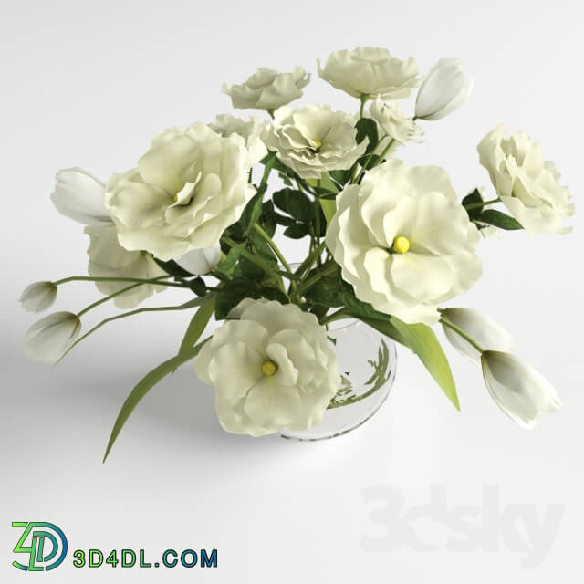 Plant - Bouquet of White Flowers