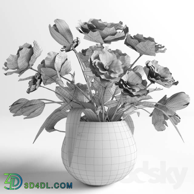 Plant - Bouquet of White Flowers