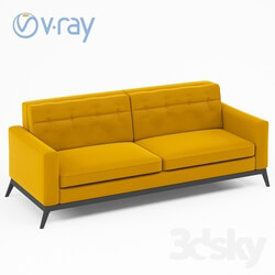 Sofa - TrueModern Luna Sofa 