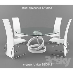 Table _ Chair - TAV042 Trilogy 