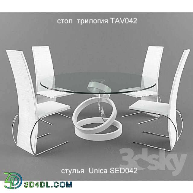 Table _ Chair - TAV042 Trilogy