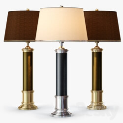 Table lamp - Frederick Cooper Leather Column Table Lamp 
