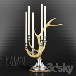 Other decorative objects - Candlestick Ralph Lauren CHANNING 5-LIGHT CANDELABRA 