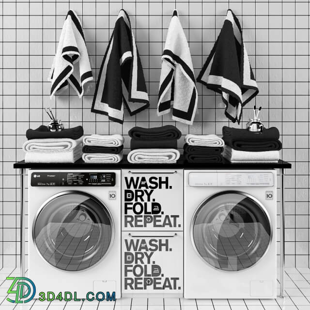 Bathroom accessories - Set room laundry room