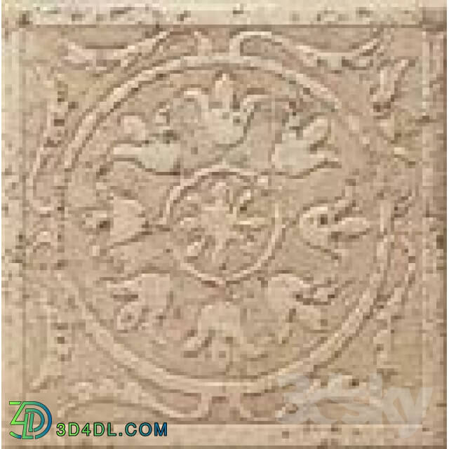 Wall covering - bas-reliefs 9 pieces