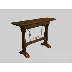 Table - Console table with hammering 