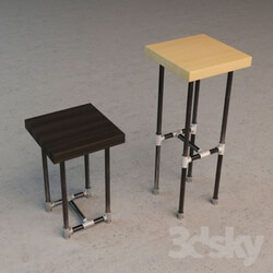 Chair - Stool Industrial Style 
