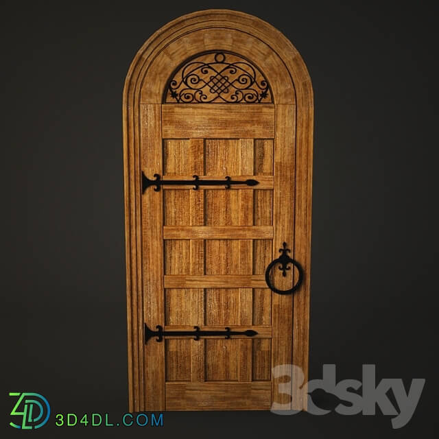 Doors - Arched door for wine room