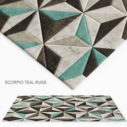 Carpets - Scorpio Teal Rug 