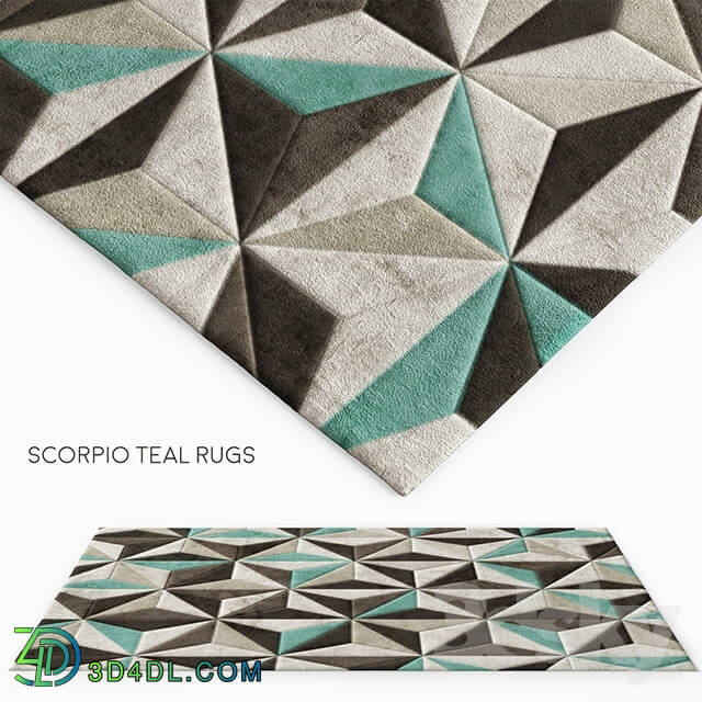 Carpets - Scorpio Teal Rug