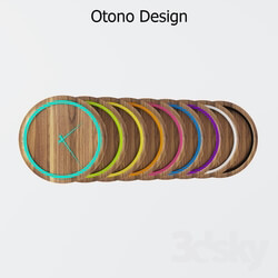 Other decorative objects - Farbrnfroh clocks Otono design 
