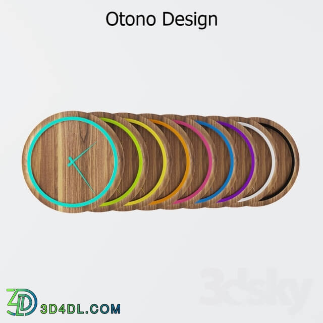 Other decorative objects - Farbrnfroh clocks Otono design