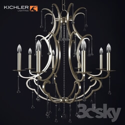 Ceiling light - Kichler Lighting _ Shelsley Collection _ Shelsley 8 Light Chandelier 