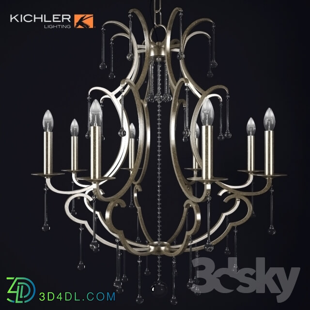 Ceiling light - Kichler Lighting _ Shelsley Collection _ Shelsley 8 Light Chandelier