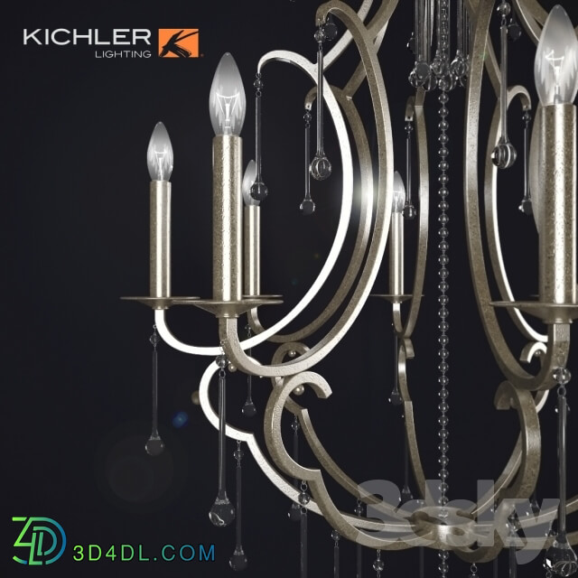 Ceiling light - Kichler Lighting _ Shelsley Collection _ Shelsley 8 Light Chandelier