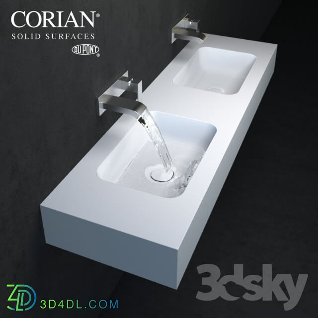 Wash basin - Washbasin Corian Countertop Water
