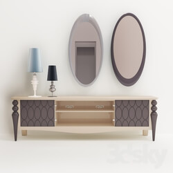 Sideboard _ Chest of drawer - MUGALI dresser and mirror 
