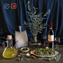 Other kitchen accessories - Wine _amp_ Olive Set 