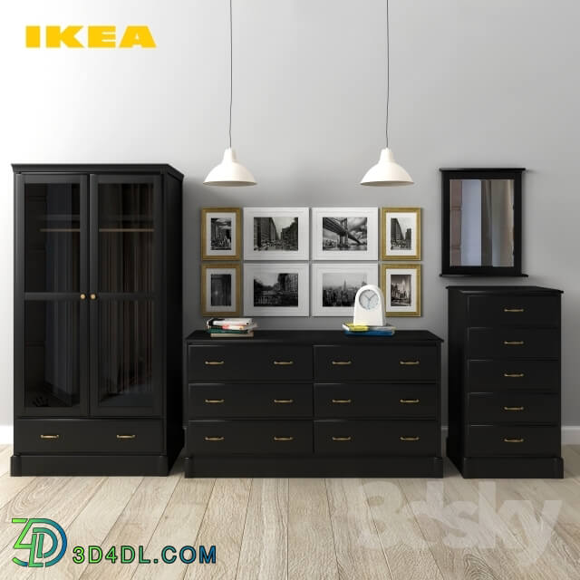 Wardrobe _ Display cabinets - A set of furniture IKEA Undredal_ Soknedal_ Poffare_ virserum