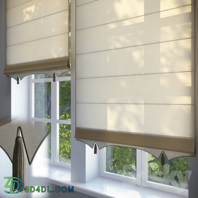 Curtain - Roman blinds _ 2