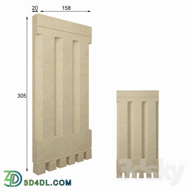 Decorative plaster - Bracket