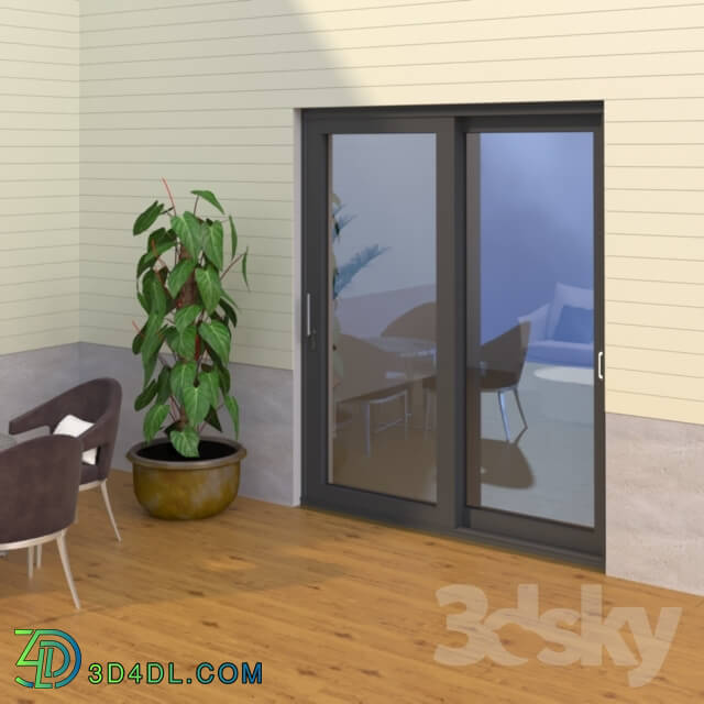 Doors - Sliding door ASS 70.HI - ST 2A