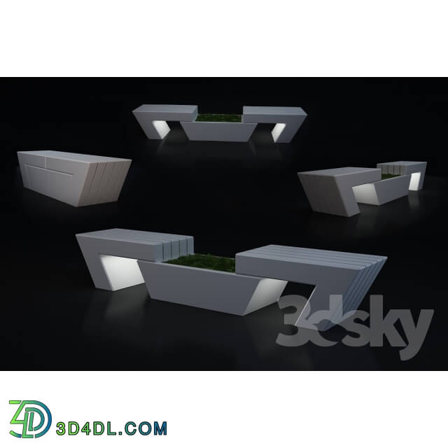 Other architectural elements - bench