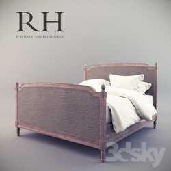 Bed - VIENNE CANED BED WITH FOOTBOARD 