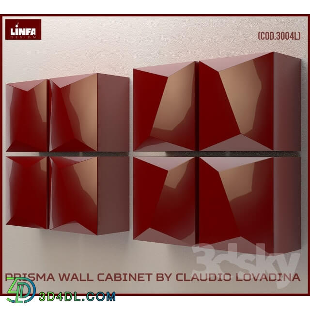 Other - Prisma Wall Cabinet by Claudio Lovadina for Linfa Design