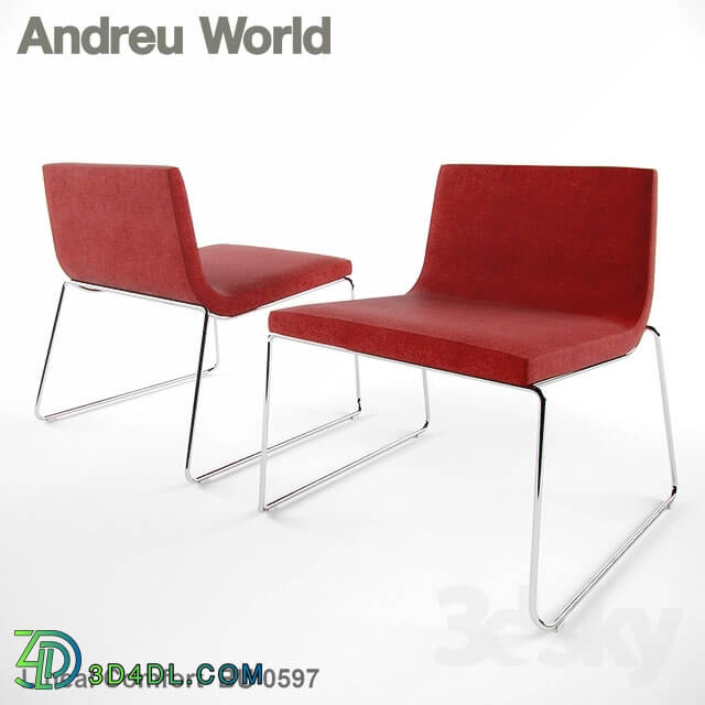 Arm chair - Andreu World Lineal Comfort BU 0597