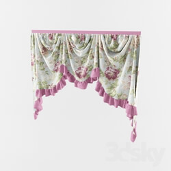 Curtain - English pelmet 