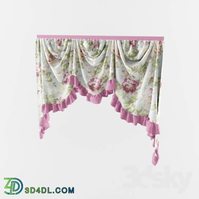 Curtain - English pelmet