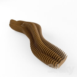Other architectural elements - Parametric bench 