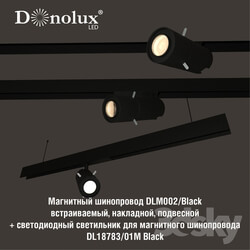 Technical lighting - Luminaire DL18783_01M for magnetic busbar trunking 
