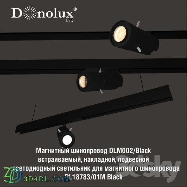 Technical lighting - Luminaire DL18783_01M for magnetic busbar trunking