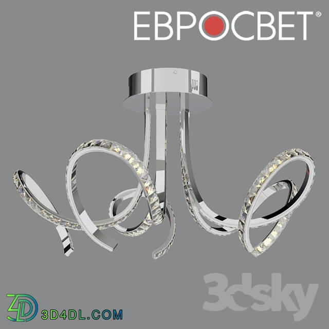 Ceiling light - OM Ceiling LED chandelier Eurosvet 90063_5 Miracle