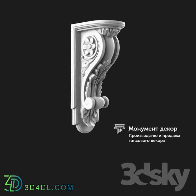 Decorative plaster - OM Bracket CT 05