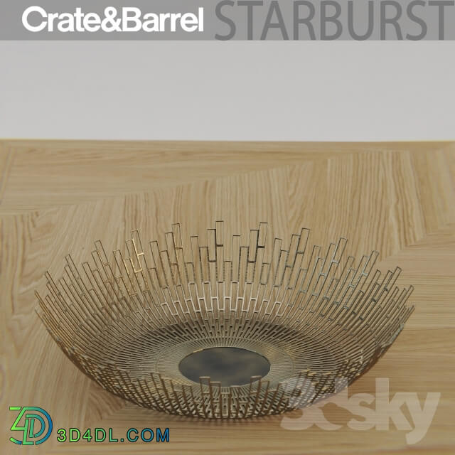 Vase - Crate _amp_ barrel Starburst bowl