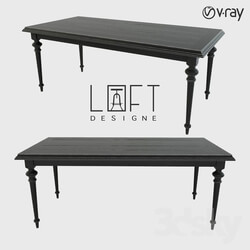 Table - Table LoftDesigne 10786 model 