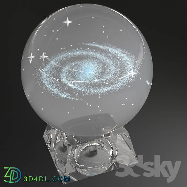 Other decorative objects - for the contest Glass Ball _Milky Way_