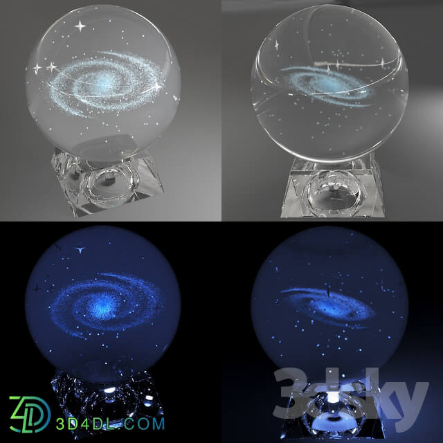 Other decorative objects - for the contest Glass Ball _Milky Way_