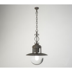 Ceiling light - Wrought iron chandelier 