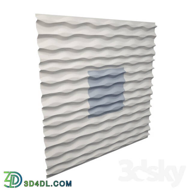 Other decorative objects - 3D Panel wave 2