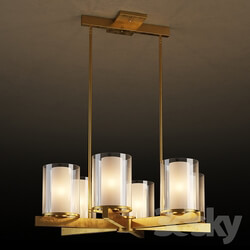 Ceiling light - GRAMERCY HOME - CANDLESTICK CHANDELIER CH042-6-BRS 