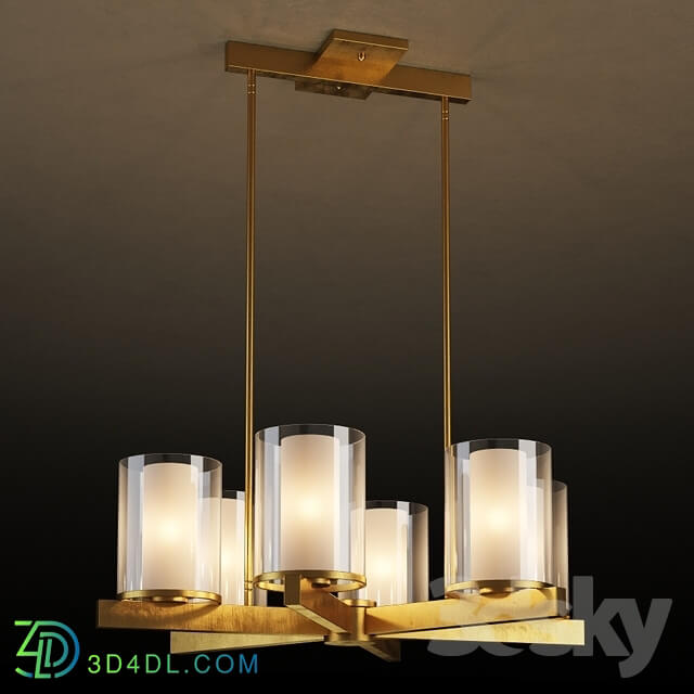 Ceiling light - GRAMERCY HOME - CANDLESTICK CHANDELIER CH042-6-BRS